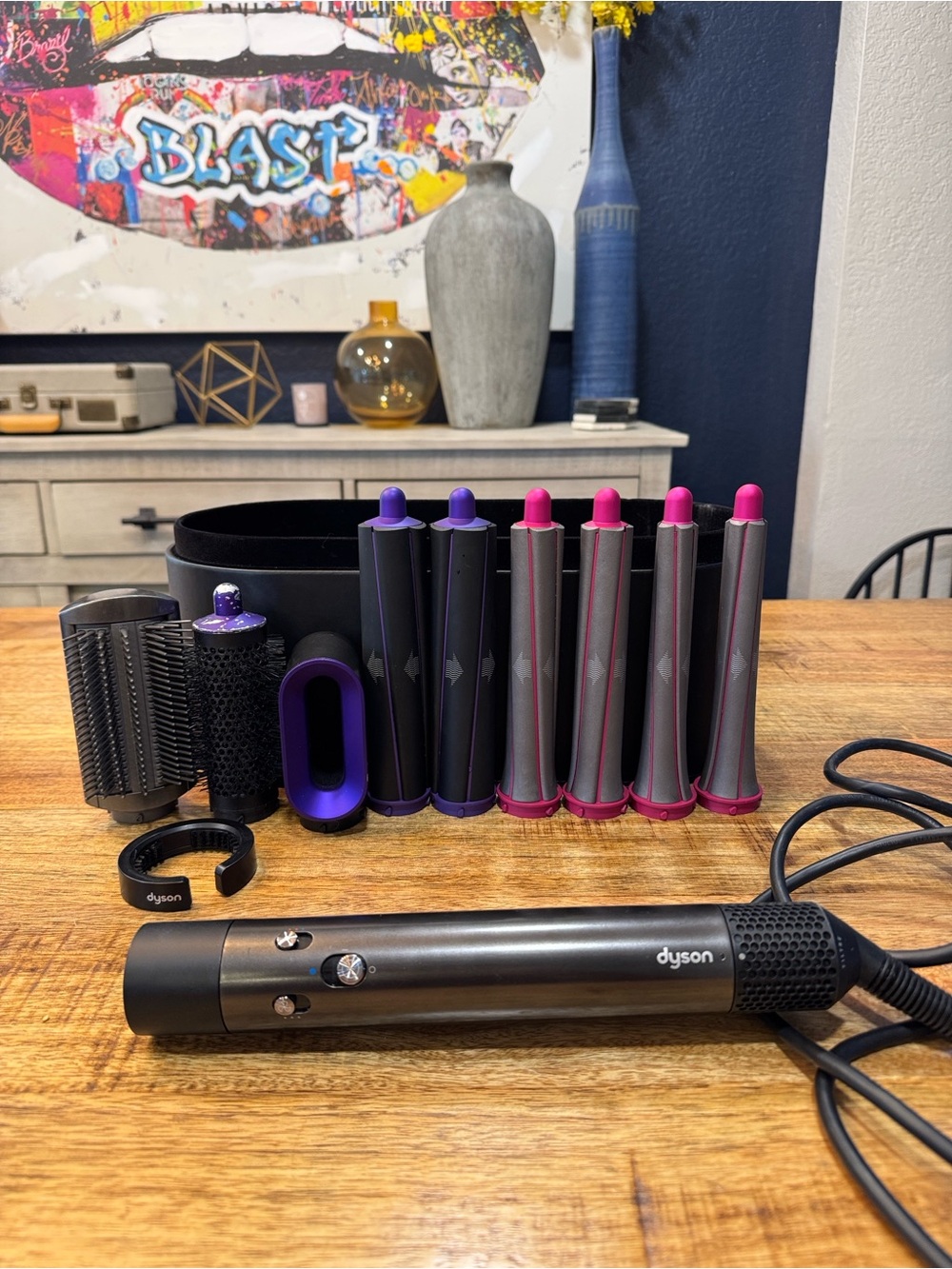 Dyson Airwrap with 7 attachment styles